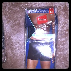 Hanes tagless, breathless platinum boxer briefs